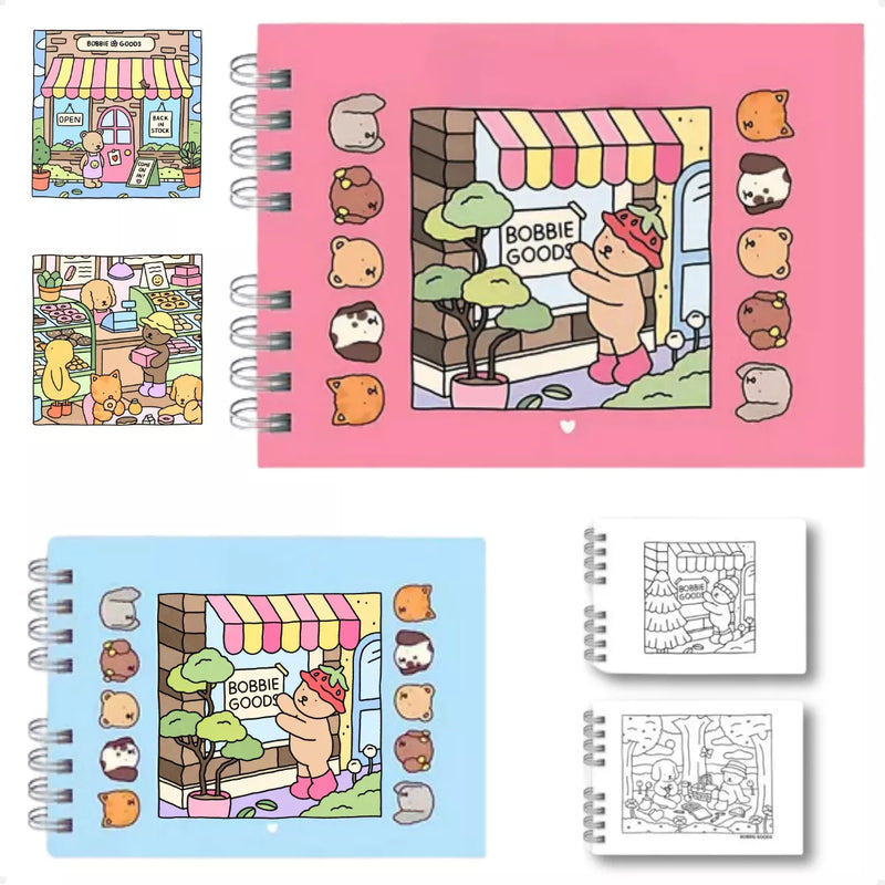 Kit 2 Livros Bobbie Goods Capa Dura + Canetas Touch